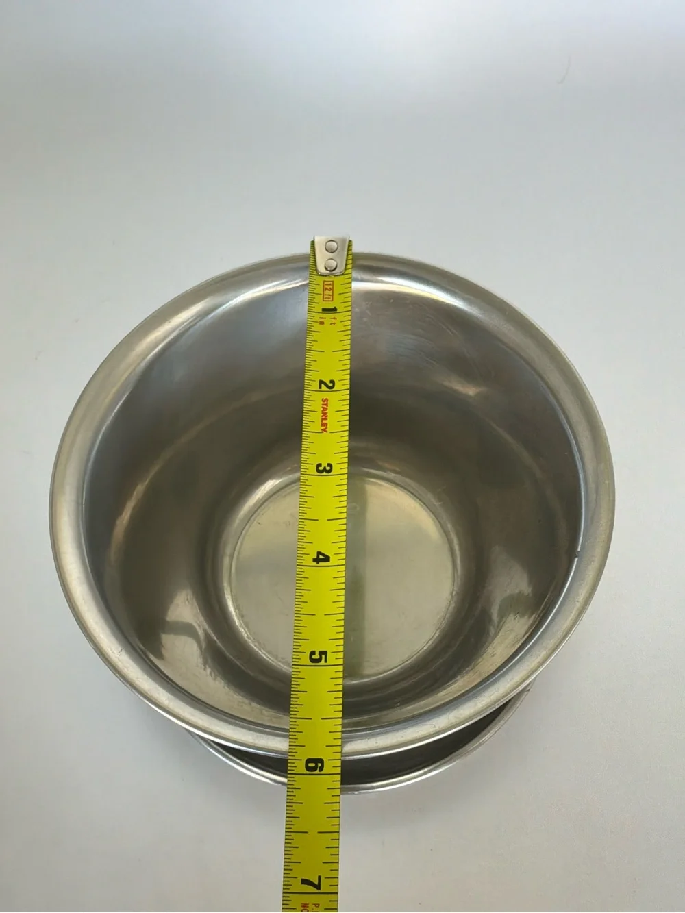 Vintage Stainless Steel Sauce Bowls with  Attached Underplates Set of 2